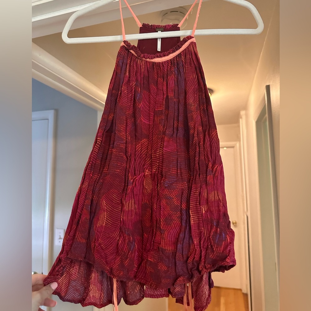 High neck Free People top